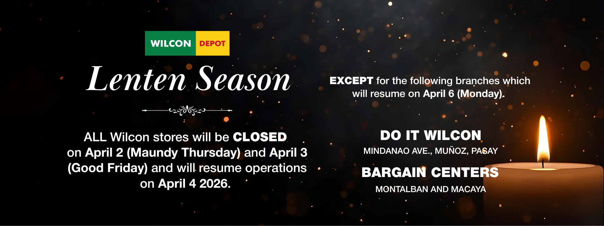 Lenten Season Advisory Corp D